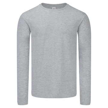 FRUIT OF THE LOOM KOSZULKA DŁ RĘKAW ICON GREY 5XL