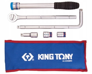 Zestaw narzędzi do kół King Tony 4306MRN