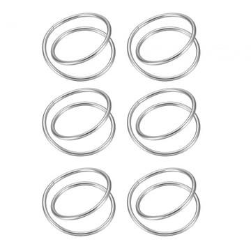6x Pierścienie na serwetki Ozdoby na środek s