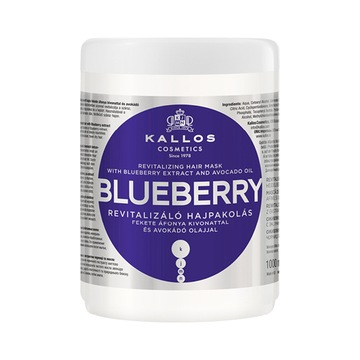 KALLOS BLUEBERRY MASKA DO WŁOSÓW EKSTRAKT Z JAGÓD