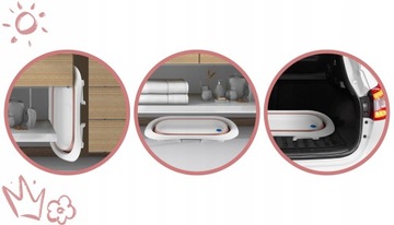 Детская ванночка RK-281 бело-розовая