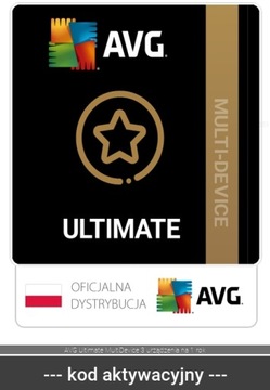 AVG Ultimate MultiDevice 3 urządzenia na 1 rok - 2025