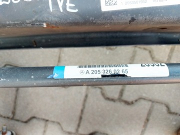 MERCEDES W205 COUPE Kołyska sanki wózek tył 18r.