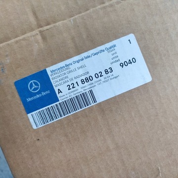 MASKA MŘÍŽKA MERCEDES S TŘÍDA W221 POD RADAR