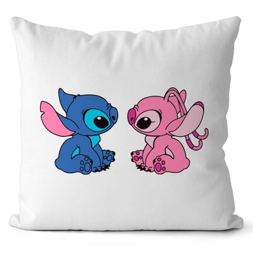PODUSZKA STICH LILO I STICH PREZENT DLA DZIECKA JASIEK 40X40 CM MIKROFIBRA