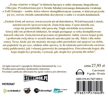 ТЫСЯЧА ВЕТРОВ НА БЕГЕ - МАЛГОРЗАТА ДЗЕДУШИЦКА-ЗЕМИЛСКА [АУДИОКНИГА]