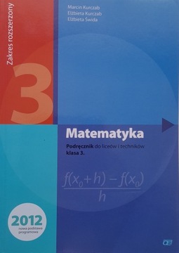 Matematyka - podręcznik kl. 3 M. Kurczab