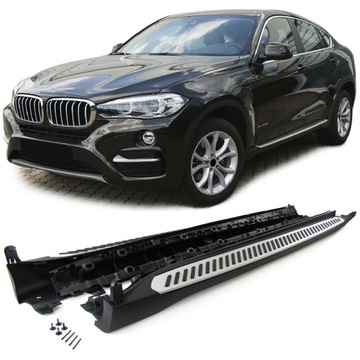 PROGI STOPNIE NAKŁADKI PROGOWE BMW X6 F16