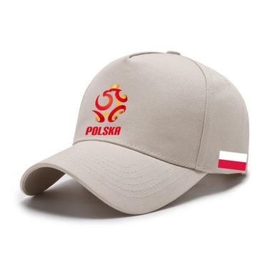 Czapka kibica z daszkiem POLSKA bejsbolówka HAFT