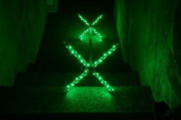 Посох Дракона – 2 в 1! LED/Огонь Огненный Танец Огненный Контакт Посох