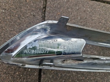 CITROEN DS3 CHRÓM MŘÍŽKY NÁRAZNÍKU PŘEDNÍHO 9670466377 10-2016