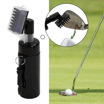 Черная щетка для чистки клюшек Golf Club Groove