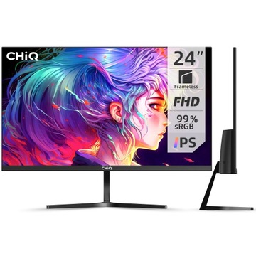 Безрамочный монитор 24 дюйма CHiQ 24F650 IPS FHD HDMI DP