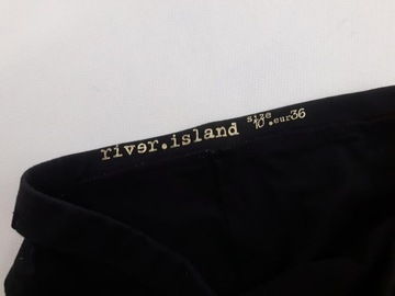 RIVER ISLAND bawełniane LEGGINSY basic _ 36