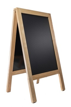 Potykacz drewniany 117x65 ciężki - wodoodporny