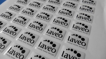 3D ВЫПУКЛЫЕ гелевые СТИКЕРЫ ЛОГОТИП КОМПАНИИ Любой Премиум ПРИНТ - 400 шт.