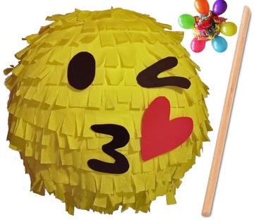 PINIATA EMOTKA CAŁUS BUZIAK PINATA KISS + GRATISY