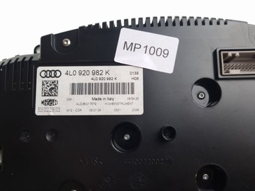 AUDI Q7 4L 2008 PŘÍSTROJOVÁ DESKA / TACHOMETR