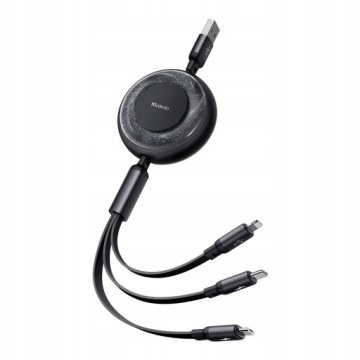 MCDODO 3IN1 USB-КАБЕЛЬ ДЛЯ БЫСТРОЙ ЗАРЯДКИ USB-C LIGHTNING MICRO 66W