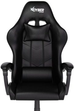 FOTEL GAMINGOWY CYBER CHAIRS X-LOGIC BLACK - BIUROWY