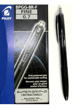 Długopis Pilot Super Grip automatyczny czarny p12 (cena za 1szt) SZ-56616