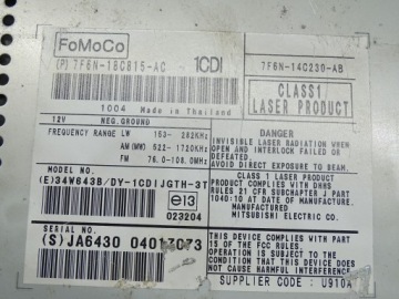 7F6N-14C230-AB, RADIO FABRYCZNE JAGUAR XF und X250 7F6N-14C230-AB | thumb 1