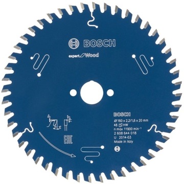 BOSCH FESTOOL TARCZA WIDIOWA DO ZAGŁĘBIARKI 160mm