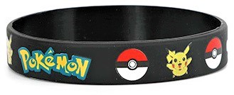 OPASKA BRANSOLETKA SILIKONOWA POKEMON GO CZARNA