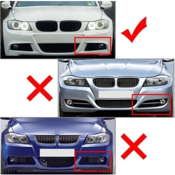 DOPLNĚNÍ NÁRAZNÍKU SPLITTER FLAPSY ČERNÁ LESK PRO BMW E90 E91 2009-2012