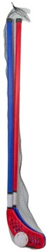 Набор для флорбола: 2 клюшки 90 см (красная + синяя) + белый мяч ENERO.