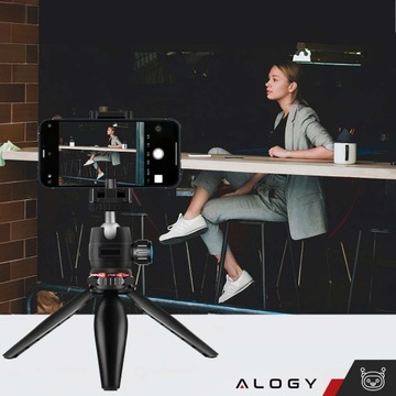 Держатель для телефона Alogy Mini Tripod Штатив Liginn для фотосъемки на телефон