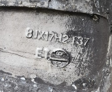 4× DISK HLINÍK MERCEDES-BENZ OE 8.0" X 17" 5X112 ET 48