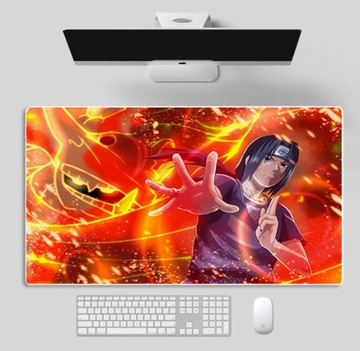 Podkładka Mata Nadruk Dla Gracza Anime Itachi Uchiha Akatsuki 40 CM