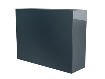 ГАЗОВЫЙ ШКАФ 60x80x25 АНТРАЦИТ СО СПИНКАМИ