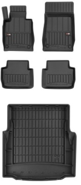 Set 3D Gumové rohože a rohože Bmw řady 3 E46 Sedan 1998-2005