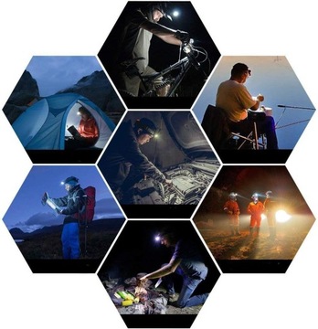 НАГОЛОВНАЯ ФАРА 5 СВЕТОДИОДНЫХ ЗУМ МОЩНАЯ ЛАМПА ОТРАЖАТЕЛЬ ВОДОНЕПРОНИЦАЕМАЯ ФАРА