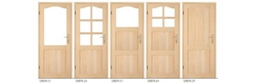 Двери межкомнатные деревянные сосновые LONDON 90 L P