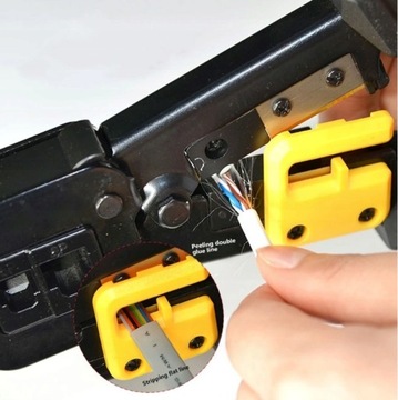 КРИМПЕР ДЛЯ ПРОХОДНЫХ РАЗЪЕМОВ RJ45 RJ12 RJ11 LAN