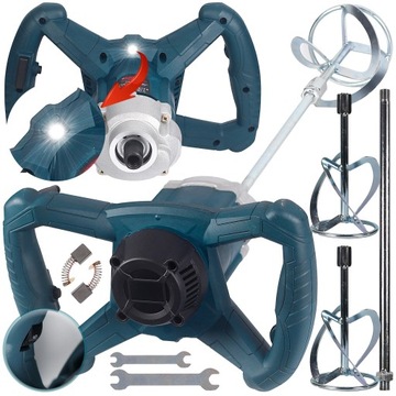 MIESZADŁO ELEKTRYCZNE DO ZAPRAW KLEJU FARB GIPSU BETONU x2 MIESZALNIKI 3150