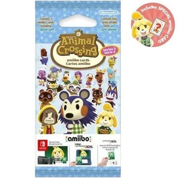КАРТОЧКИ AMIIBO ANIMAL CROSSING СЕРИЯ 3