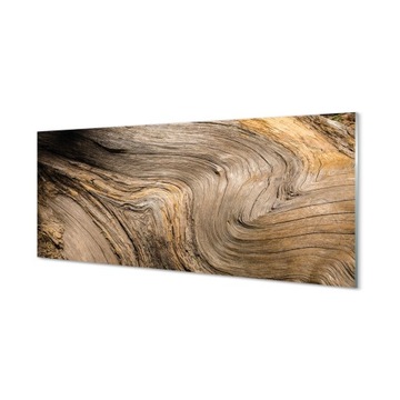 Lacobel dekoracyjny Drewno struktura słoje 125x50