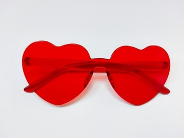 СЕРДЕЧКИ ОЧКИ КРАСНОЕ СЕРДЦЕ БЕЗ РАМКИ CLEO