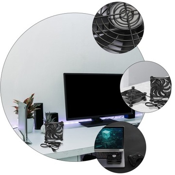 Computer Case Fan Routers Radiator 12 Cm