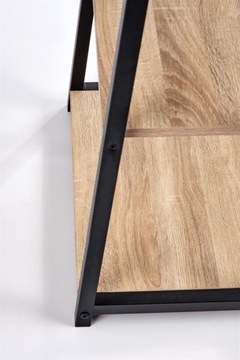 ДУБ СОНОМА СТОЛ - ЧЕРНЫЙ МОДЕРН