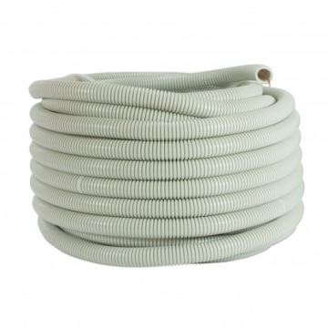 RKGL гофрированная гофрированная трубка с пилотом - 16 мм - 25 м - 320N - серый - пилот