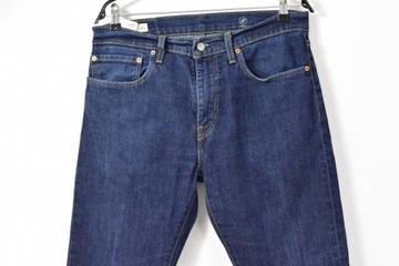 LEVIS strauss MODEL 514 SPODNIE MĘSKIE JEANS W34 L32