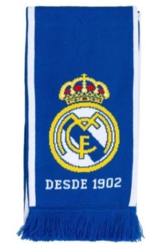 ШАРФ REAL MADRID ДВУСТОРОННИЙ ШАРФ ДЛЯ ФАНАТЕЛЕЙ 937