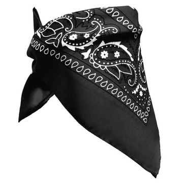 Bandana wielofunkcyjna bandama chusta apaszka czarna