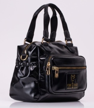 ЧЕРНАЯ МАЛЕНЬКАЯ СПОРТИВНАЯ СУМКА НА МОЛНИИ FEMESTAGE