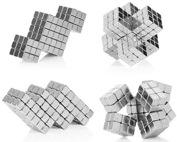МАГНИТНЫЕ НЕОДИМОВЫЕ ШАРИКИ NEOCUBE 8 мм БЛОКИ